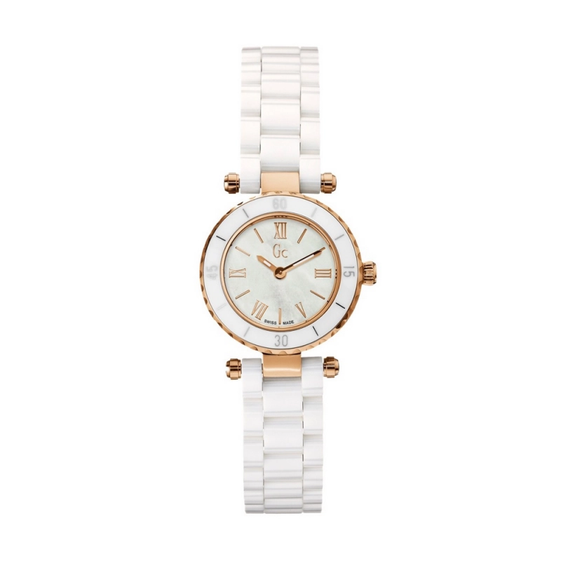 Reloj Gc de mujer en cerámica blanca X70011L1S