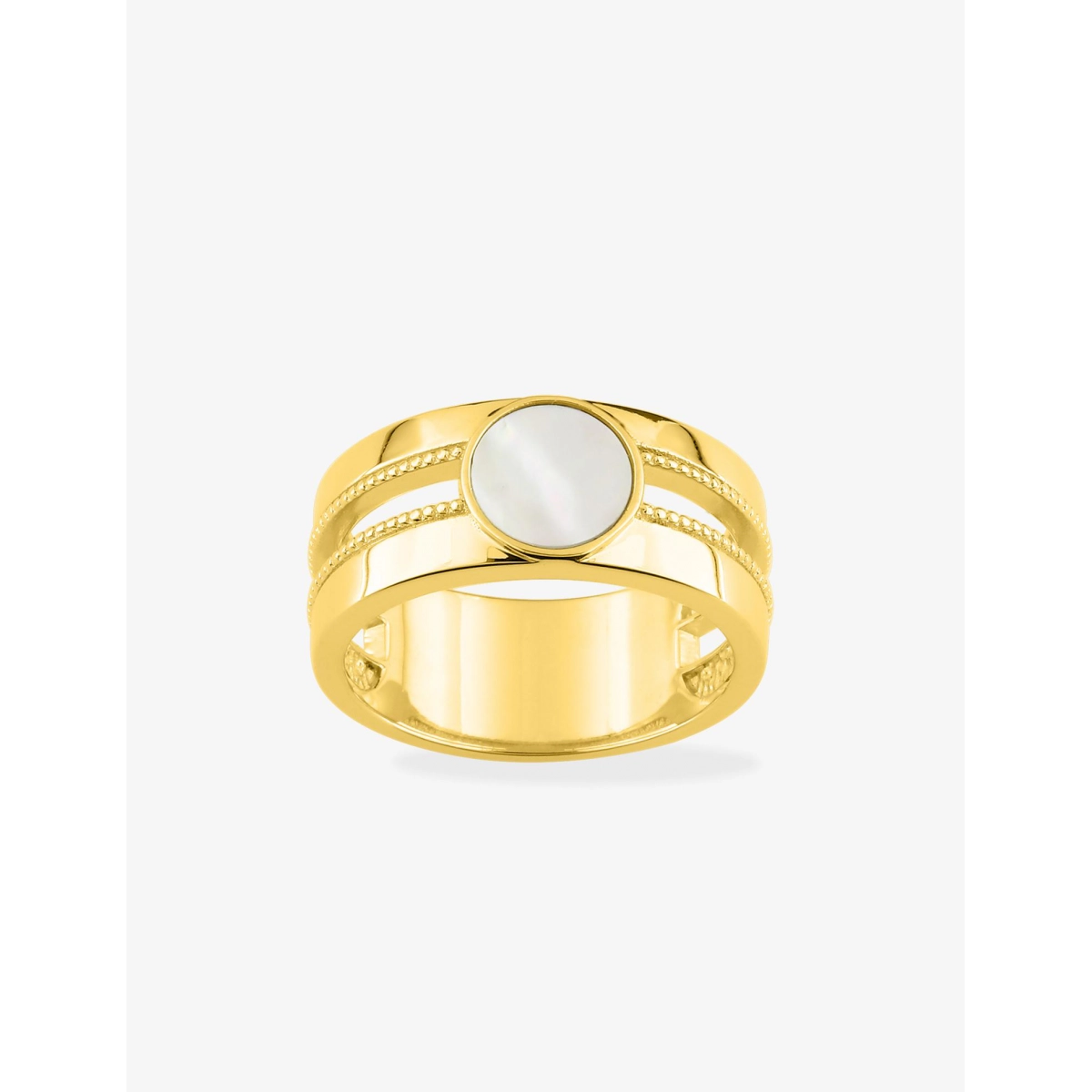 Ring w. stone g.pl.Brass Lua Blanca  250360 - Size 52