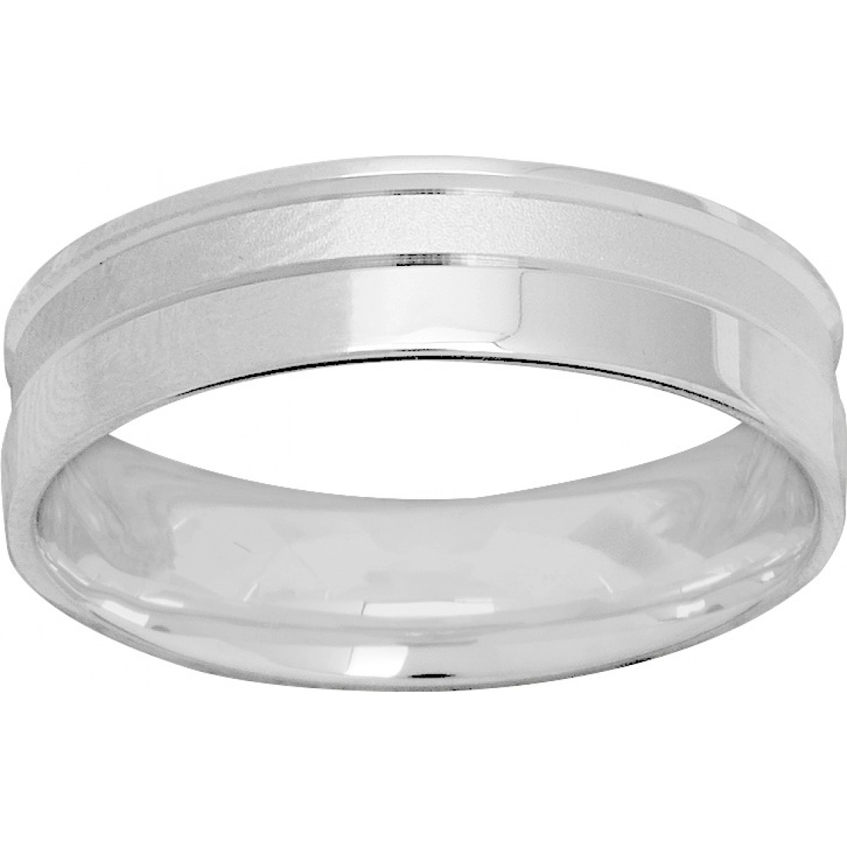 Wedding ring 18K WG Lua Blanca  4A572M28 - Size 62