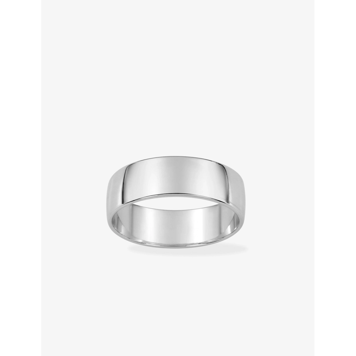 Wedding ring 6mm rh925 Silver Lua Blanca  450914 - Size 67