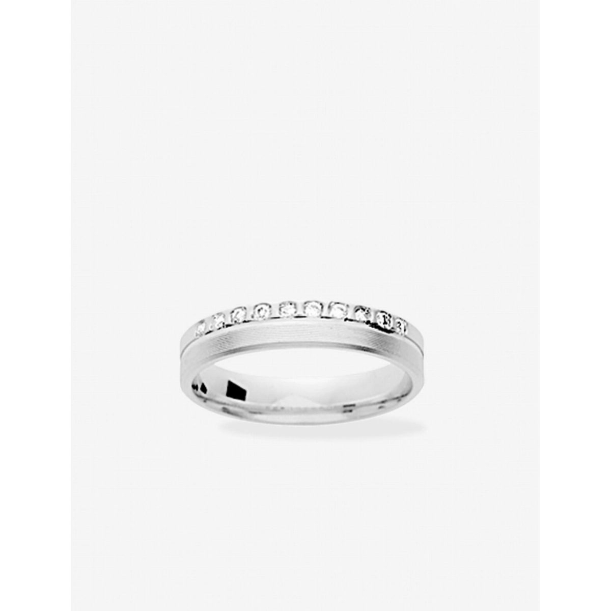 Wedding ring diam 0.10ct 18K WG Lua Blanca  264K96K - Size 50