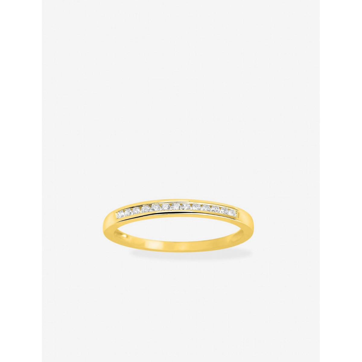 Wedding ring diam 0.10ct GHP1P2 18K YG Lua Blanca  2.4938.19 - Size 55