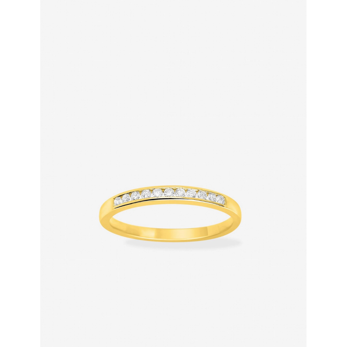 Wedding ring diam 0.15ct GHP1P2 18K YG Lua Blanca  2.4939.19 - Size 50