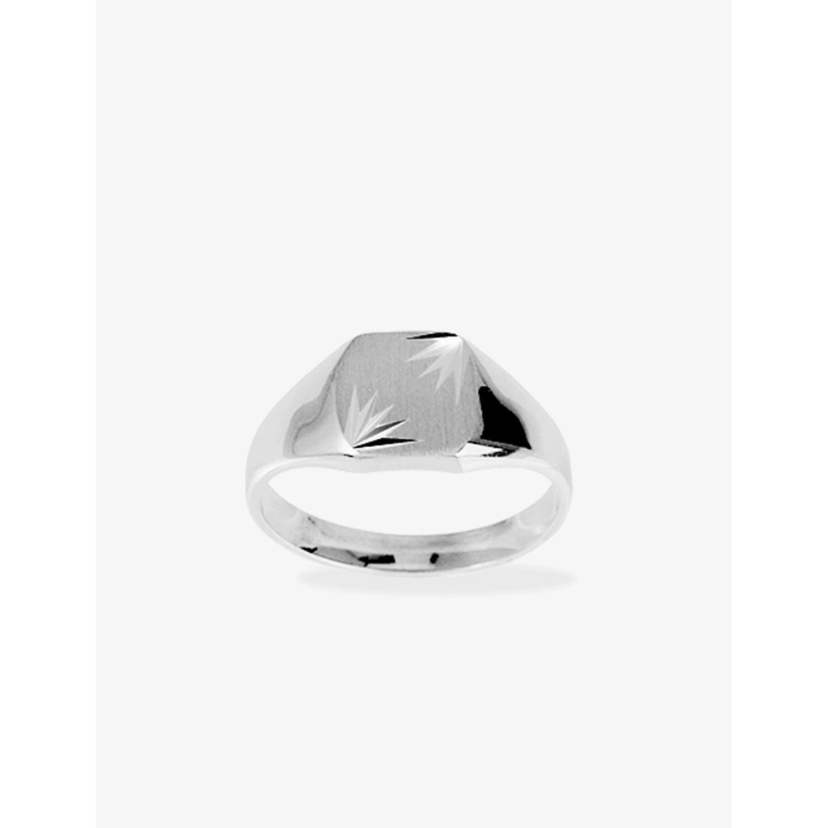 Signet ring rh925 Silver Lua Blanca  450940 - Size 50
