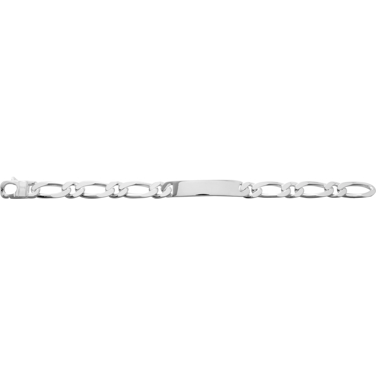 ID bracelet 10mm rh925 Silver - Size: 22  Lua Blanca  304020.00.22