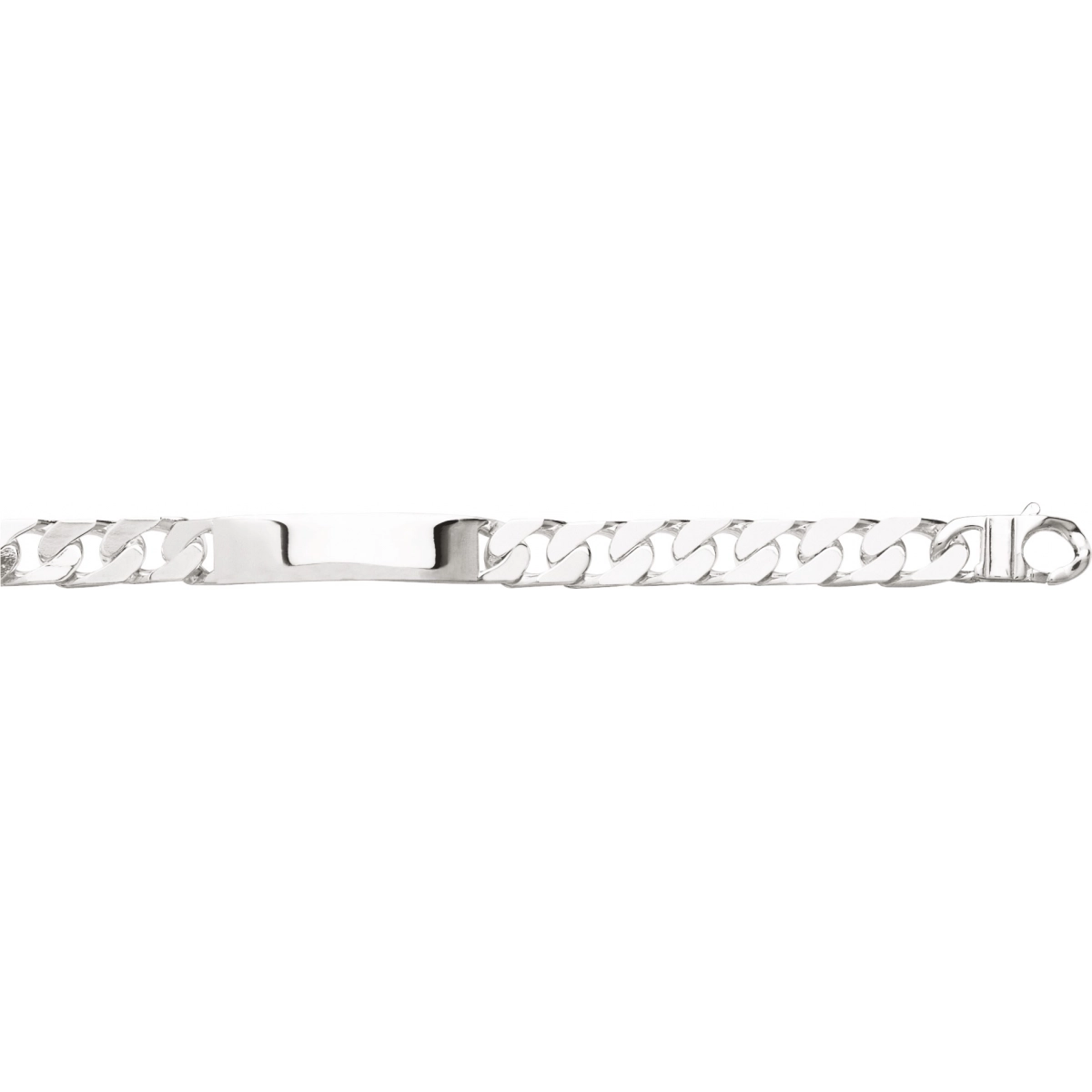 ID bracelet 10mm 925 Silver Lua Blanca  327454.89 - Size 22