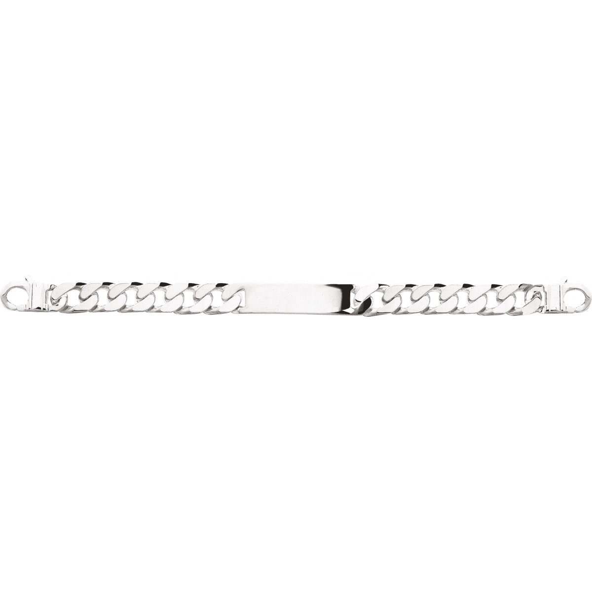 ID bracelet 12mm 925 Silver Lua Blanca  327426.89 - Size 22