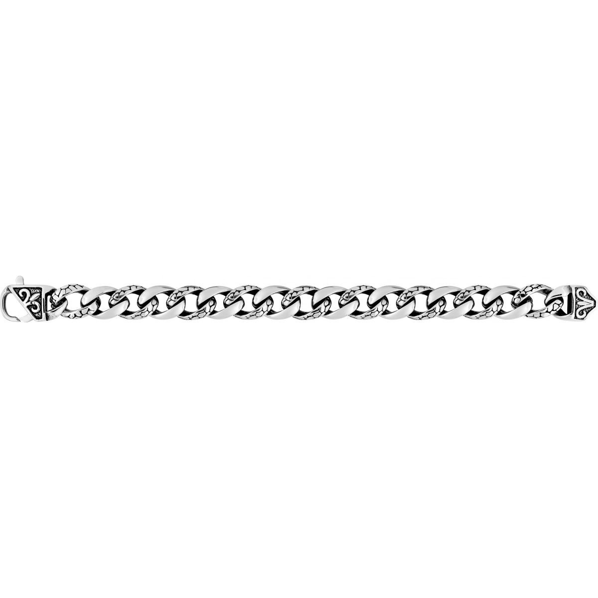 Bracelet Blackening effect steel color st.steel Lua Blanca  554629I - Size 22