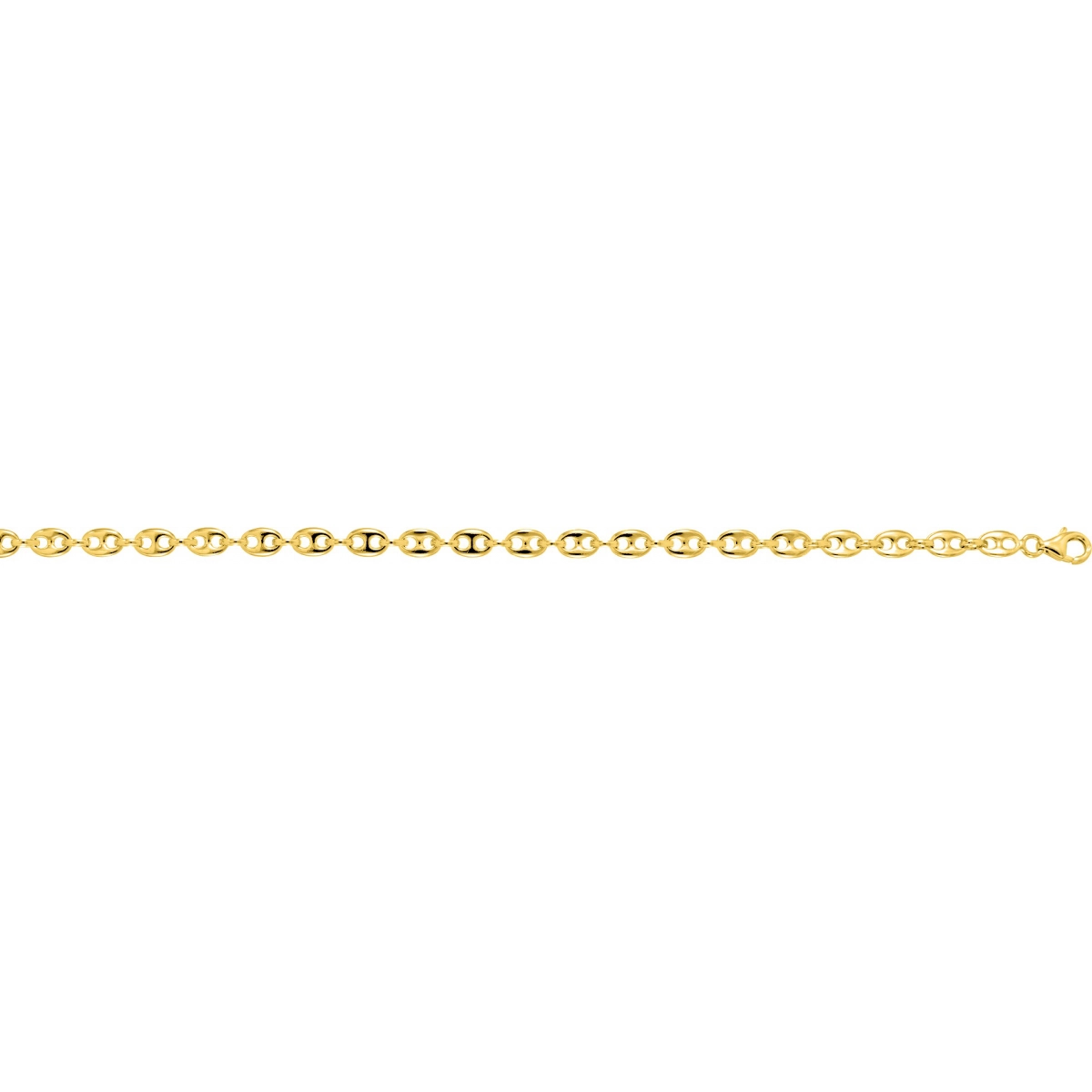 Bracelet gold plated Brass  - Size: 18  Lua Blanca  101160B.18