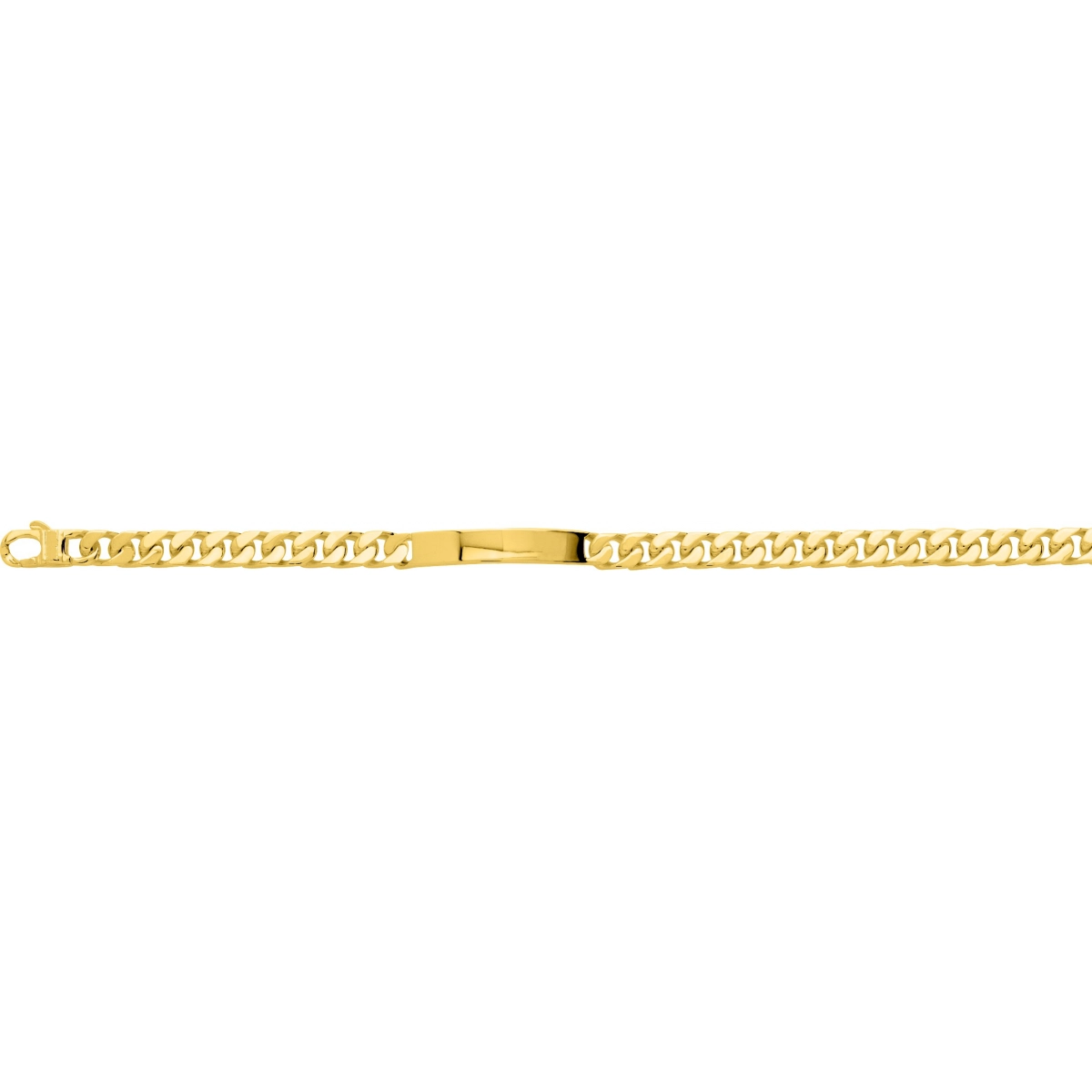 ID bracelet gold plated Brass - Size: 20  Lua Blanca  104001.00.20