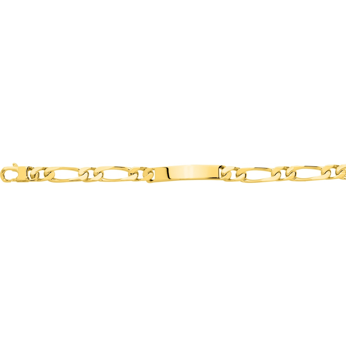 ID bracelet gold plated Brass Lua Blanca  104019.00.21