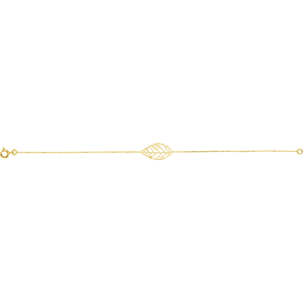 Bracelet gold plated Brass - Size: 18  Lua Blanca  133225.18