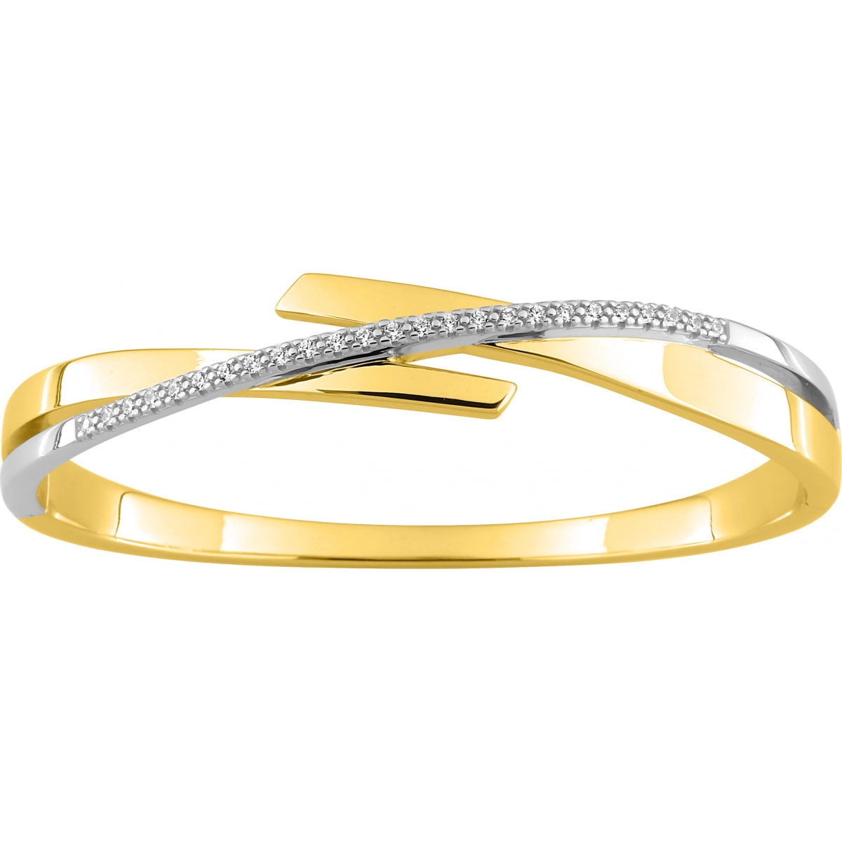 Bracelet w. cz gold plated Brass Lua Blanca  256964.9 