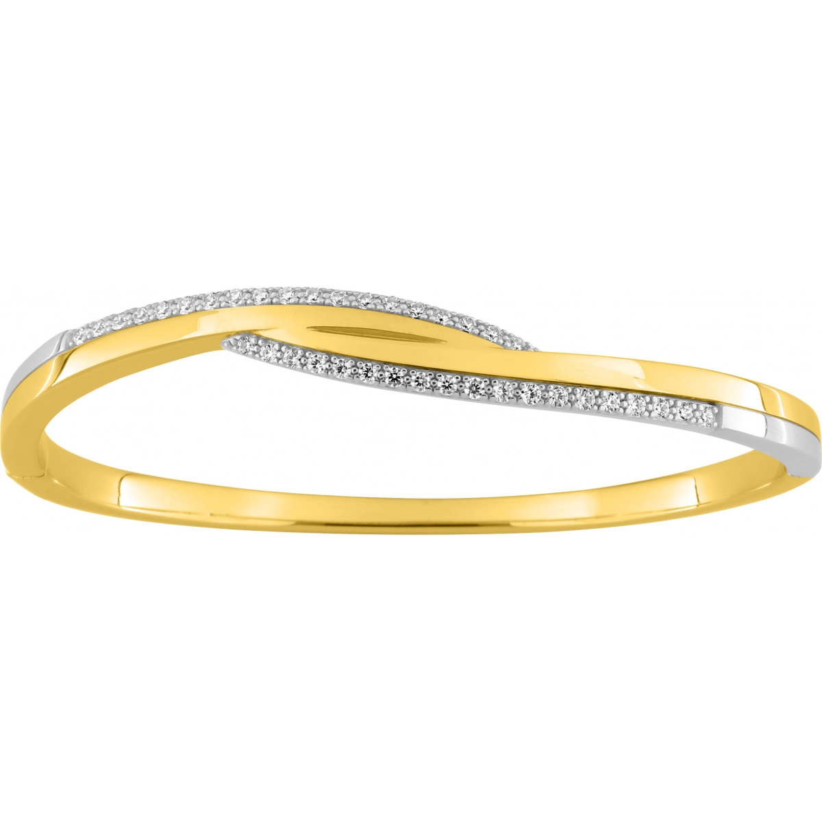 Bracelet w. cz gold plated Brass Lua Blanca  256965.9 