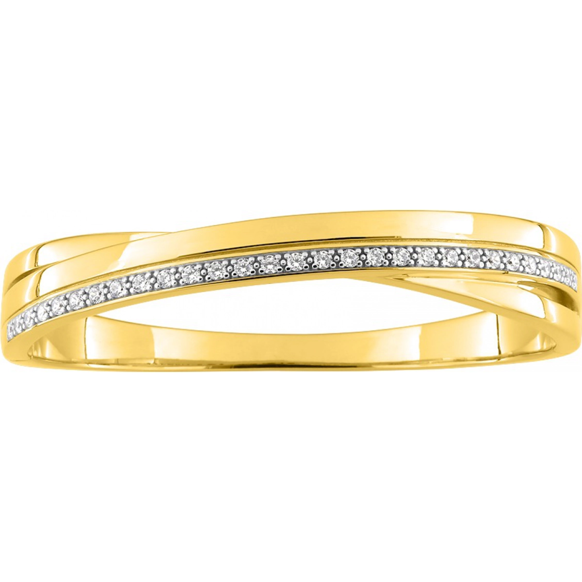 Bracelet w. cz gold plated Brass Lua Blanca  256973.9 