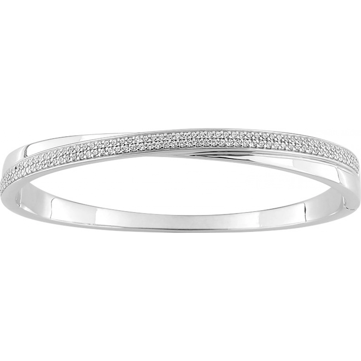 Bracelet w. cz rh925 Silver Lua Blanca  456976.9 
