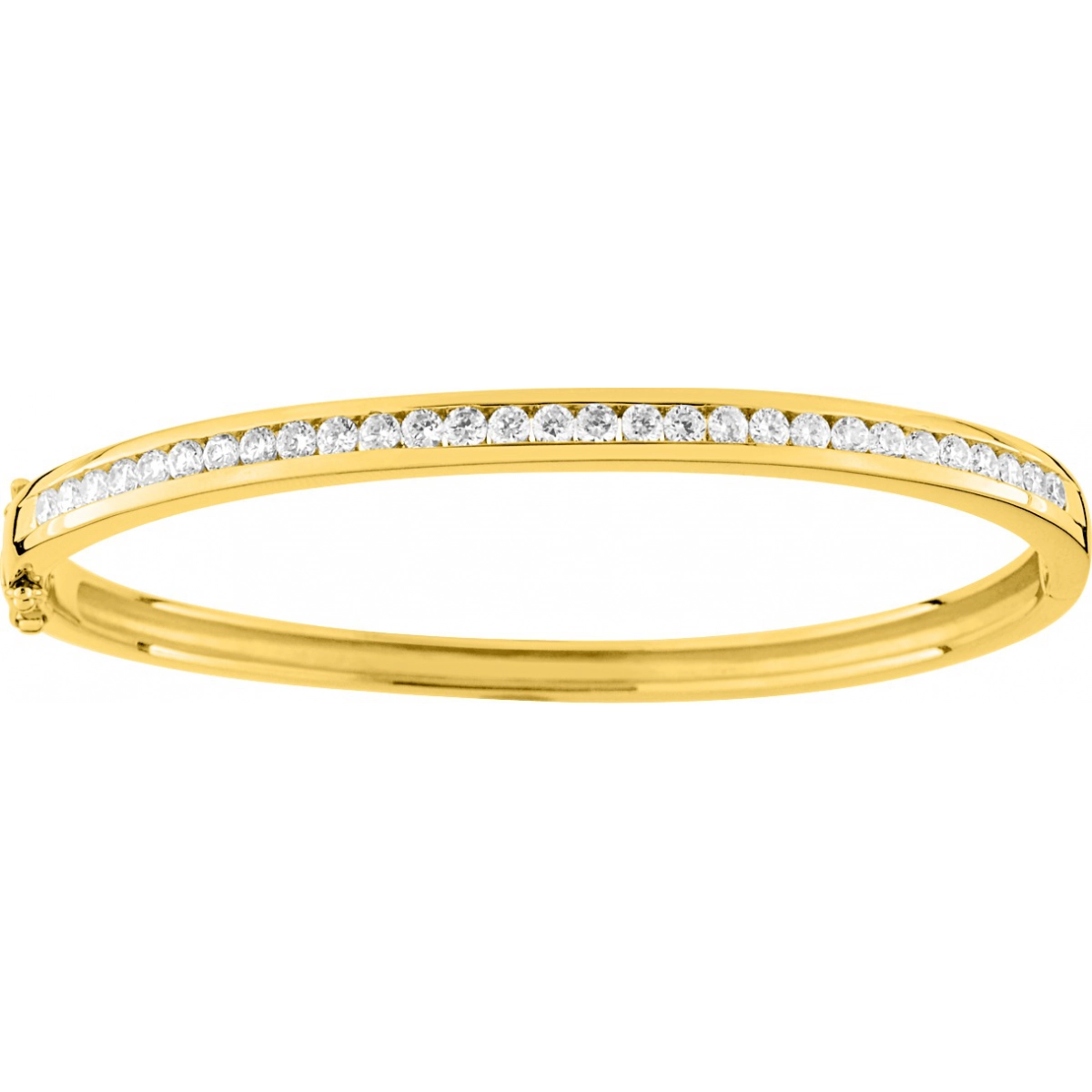 Bracelet w. cz gold plated Brass  Lua Blanca  PSBC73Z.0