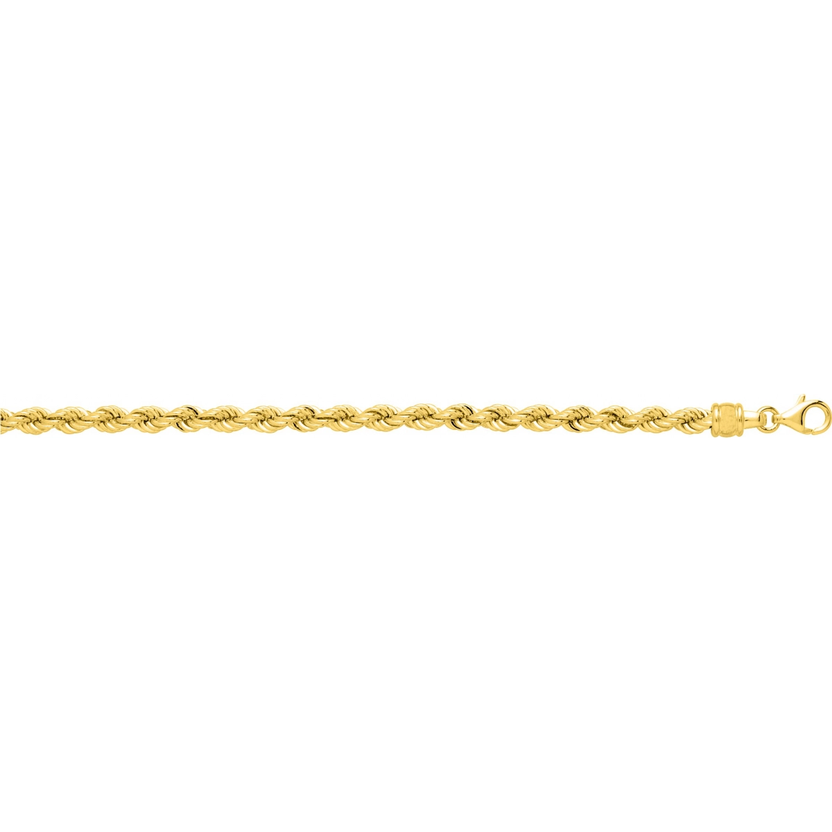 Bracelet with cord gold plated Brass - Size: 19  Lua Blanca  101466B.19