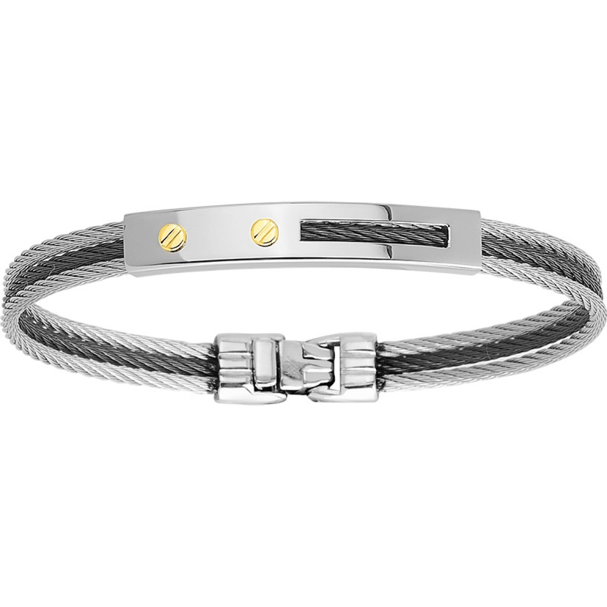 Bracelet w. golden screw stainless steel  Lua Blanca  6275.0