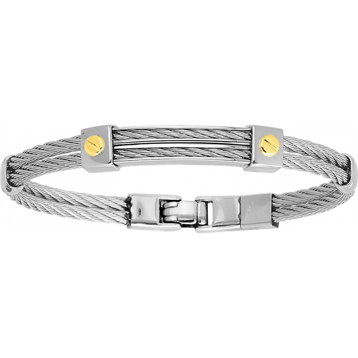 Bracelet w. golden screw stainless steel  Lua Blanca  6277.0