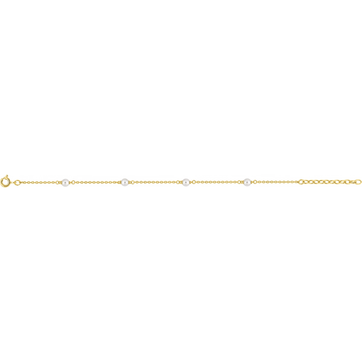 Bracelet w. imitation pearl gold plated Brass Lua Blanca  256991 