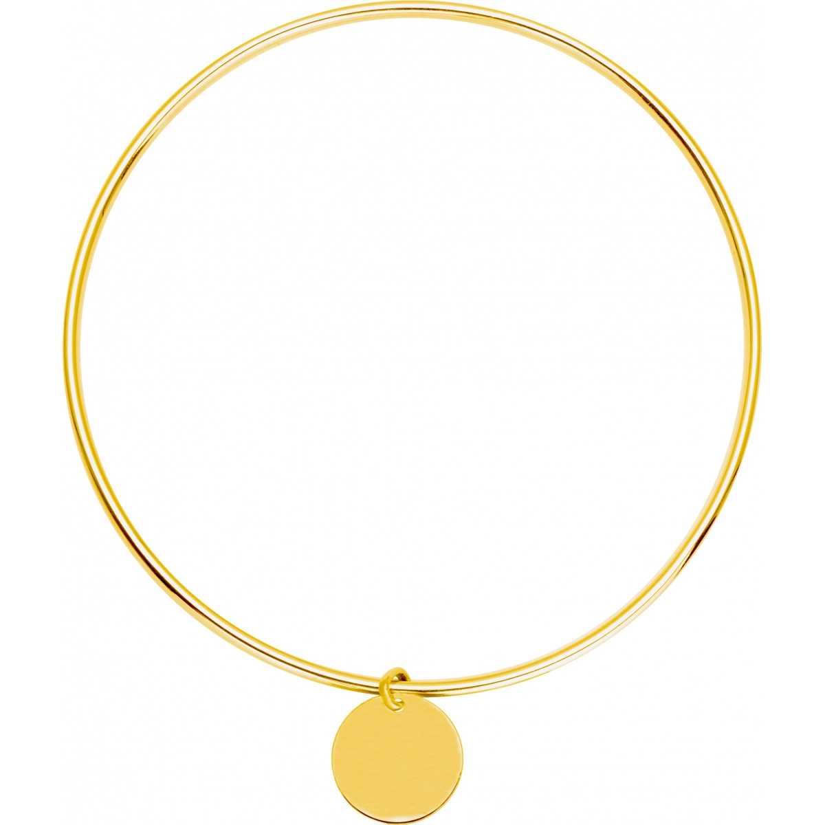 Bracelet w. tokeh 12mm gold plated Brass - Size: 63  Lua Blanca  133331.63