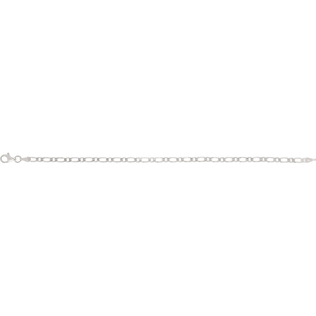 Bracelet rh925 Silver - Size: 45  Lua Blanca  331032C.45