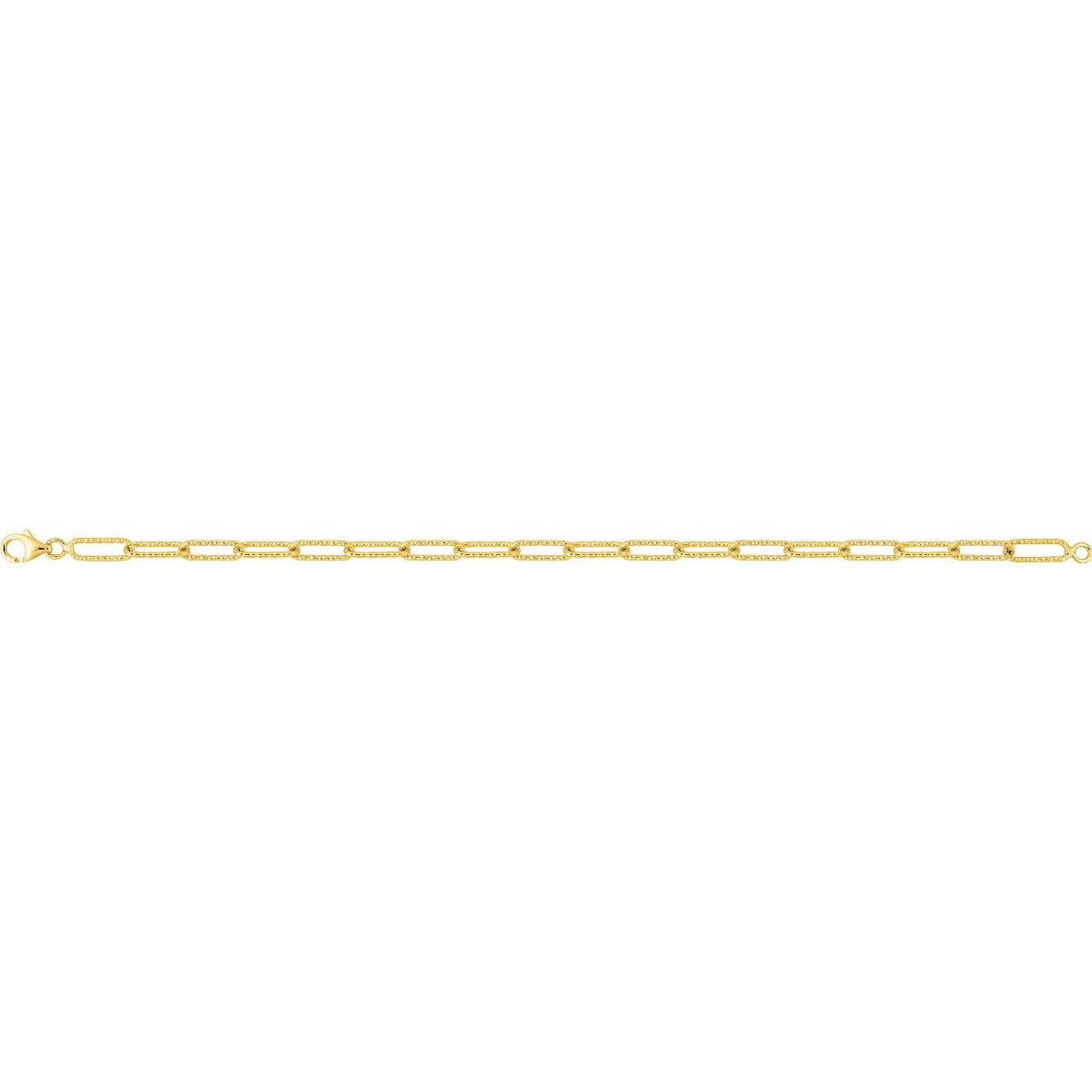 Cadena eslabón alargado chapado en oro Lua Blanca 254515J.45 -  Tamanho espanhol: 45