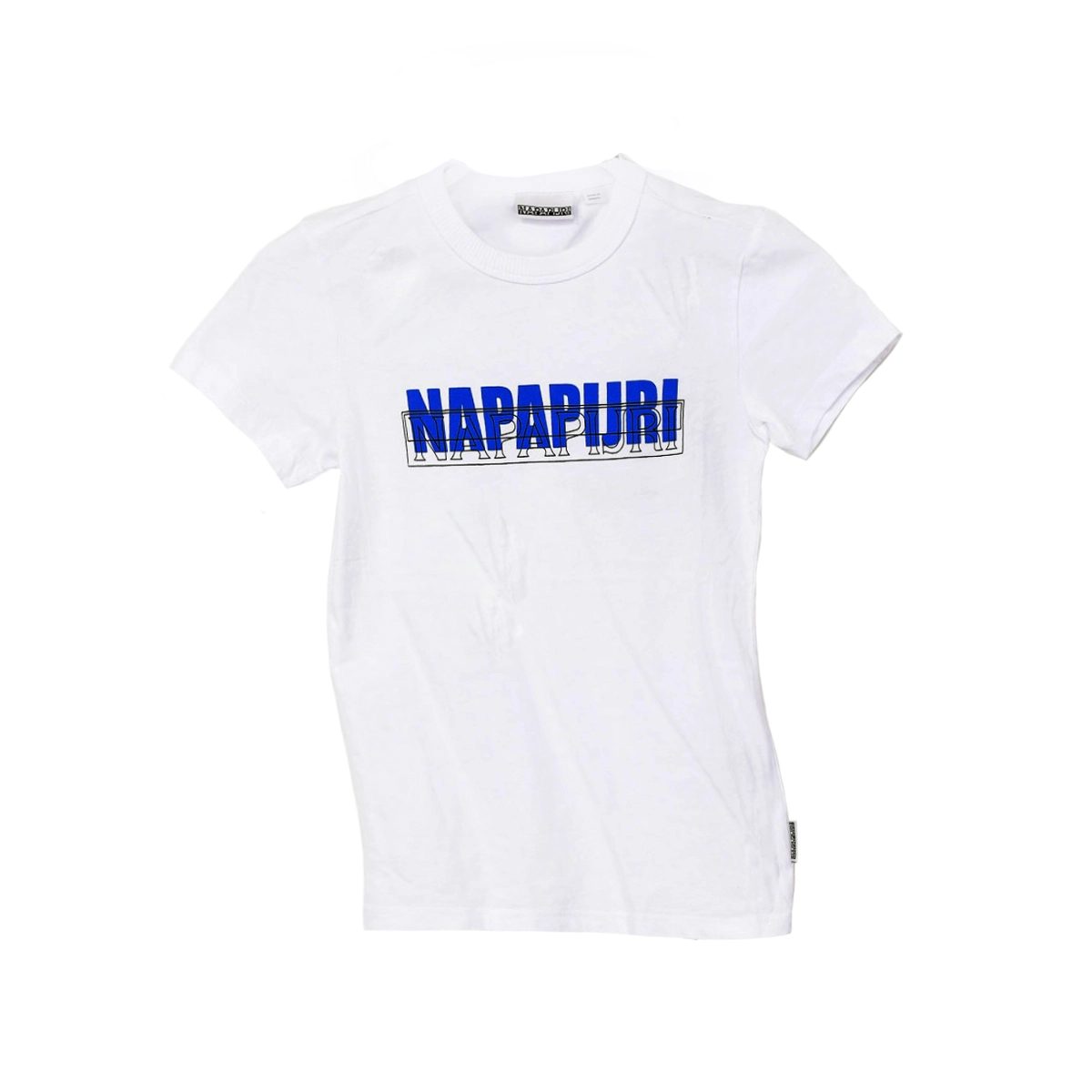 Camiseta de manga corta y cuello redondo Napapijri GA4EQC niño Talla: 8 AÑOS Color: Blanco GA4EQC-002.8 AÑOS