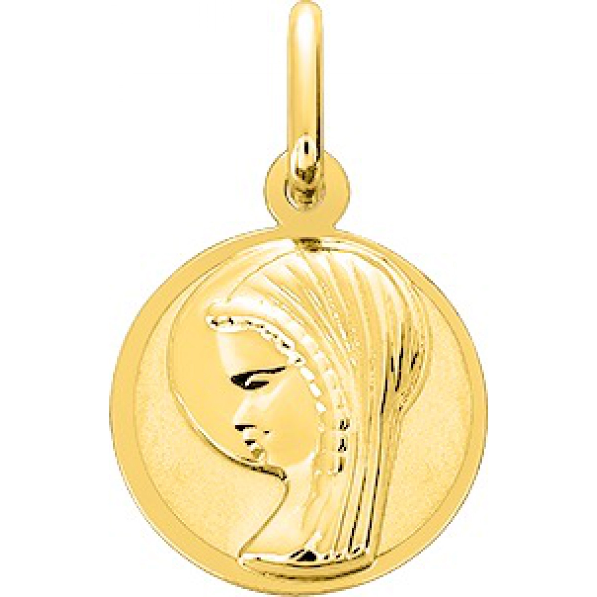 Médaille vierge or750j Lua Blanca  32123