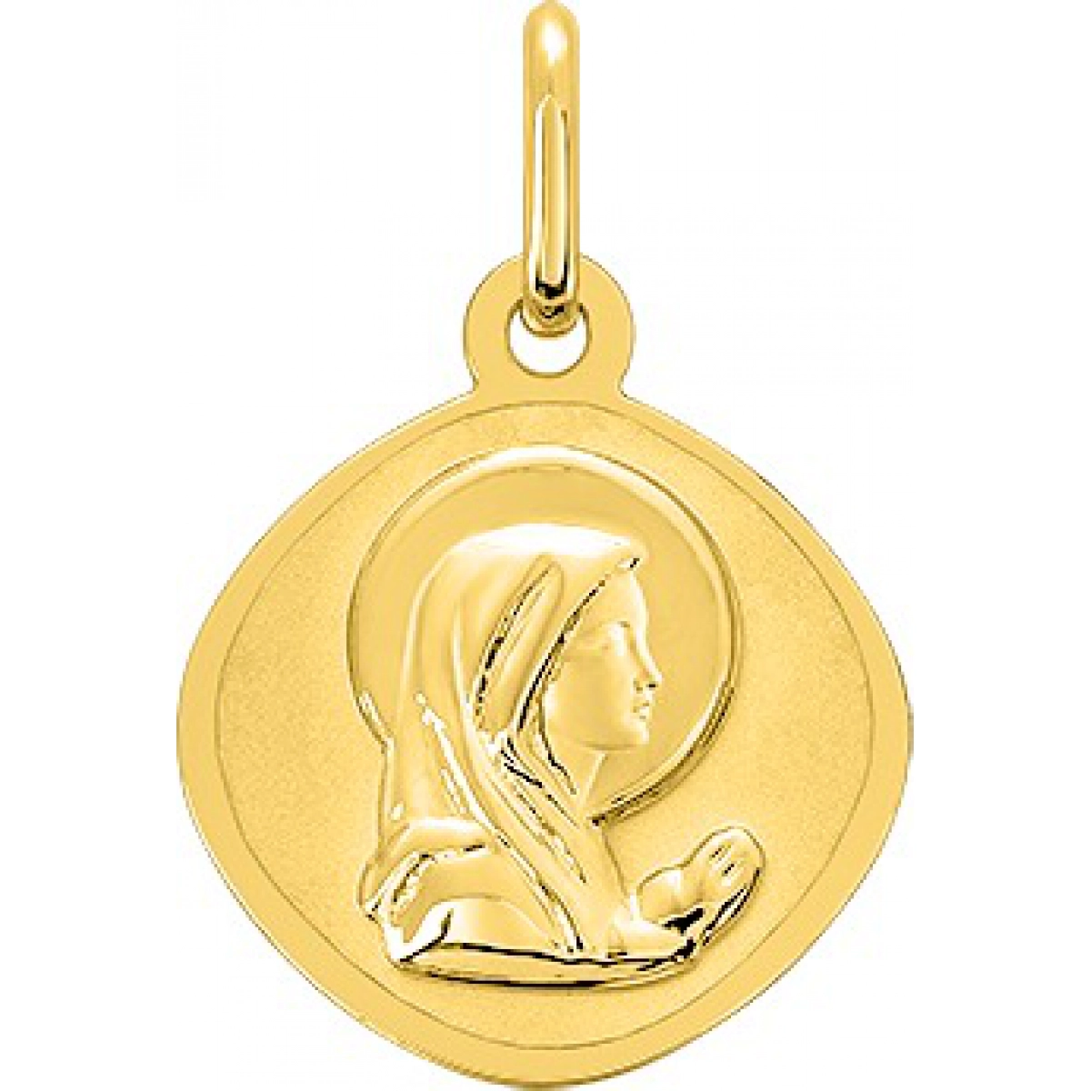 Médaille vierge or750j Lua Blanca  32128