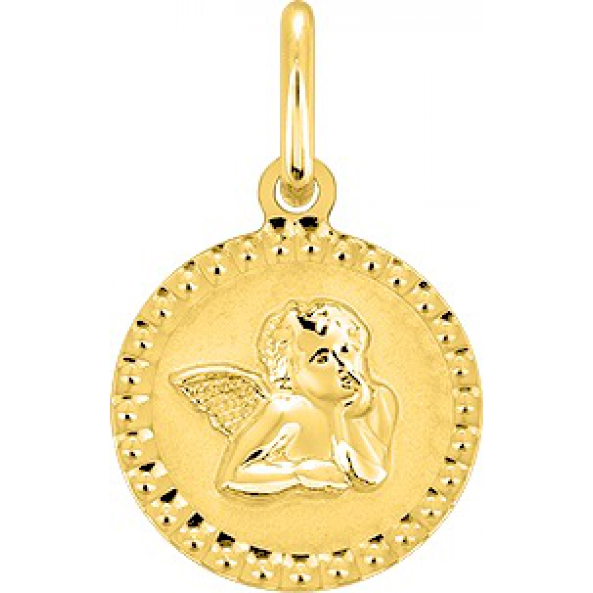 Médaille ange or750j Lua Blanca  32138