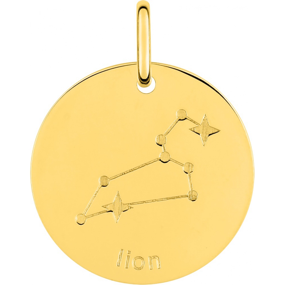 Médaille Lion or375j Lua Blanca  0M07861 