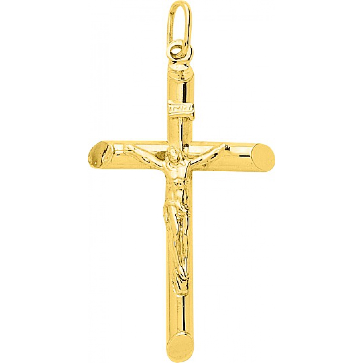 Pend. croix Christ or750j  Lua Blanca  2788.0