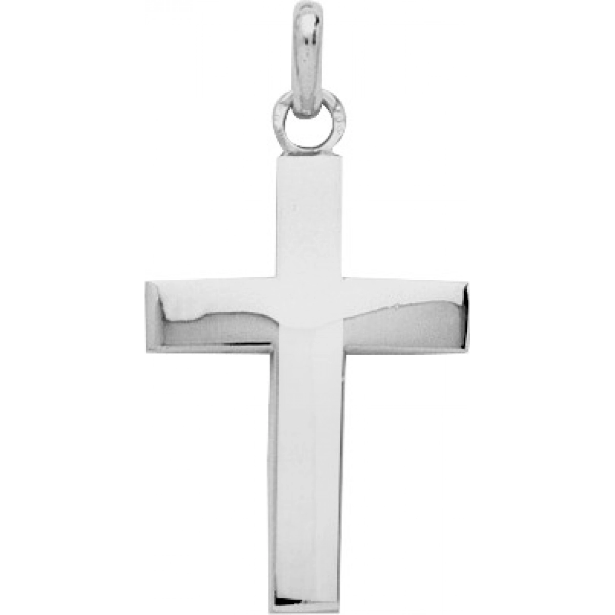 Pend. croix Christ or750b  Lua Blanca  74224G.0