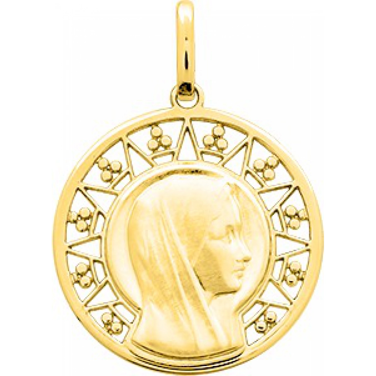 Médaille vierge or750j Lua Blanca  20871.0
