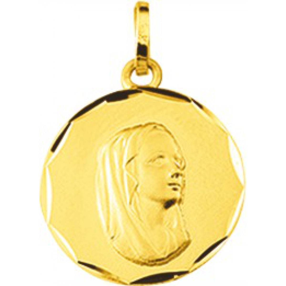 Médaille vierge or375j  Lua Blanca  9K20494.0