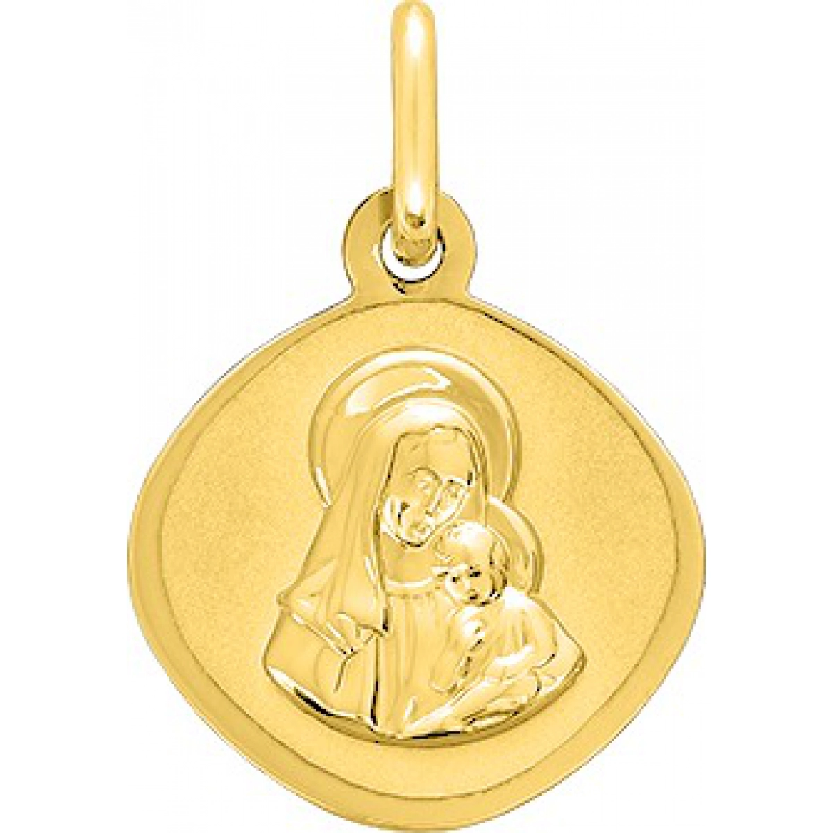 Médaille vierge or750j Lua Blanca  32129