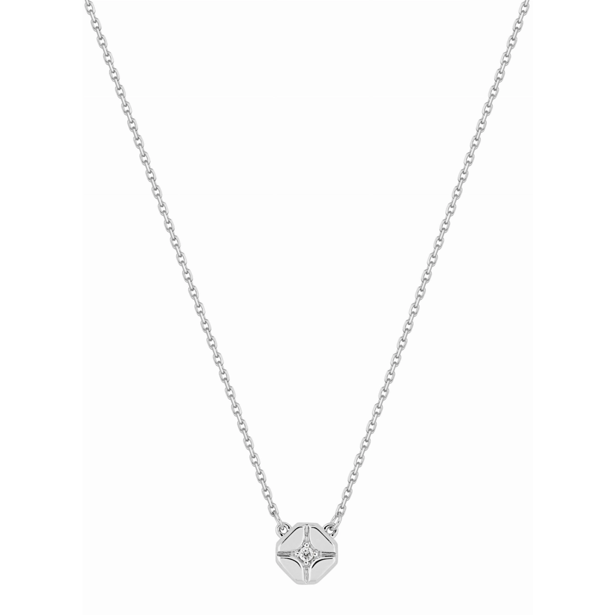 collar  diamante  0.01ct gh-p1 oro blanco 18kt Lua Blanca 4.0869.10.0