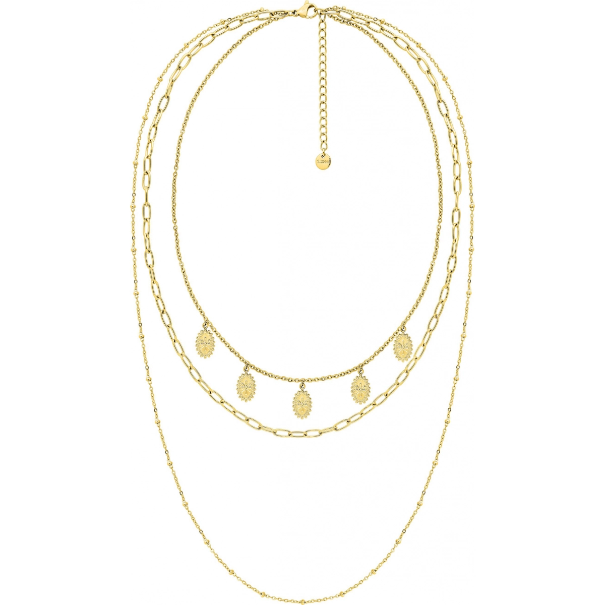 Necklace gold colored st.Steel Lua Blanca  555818