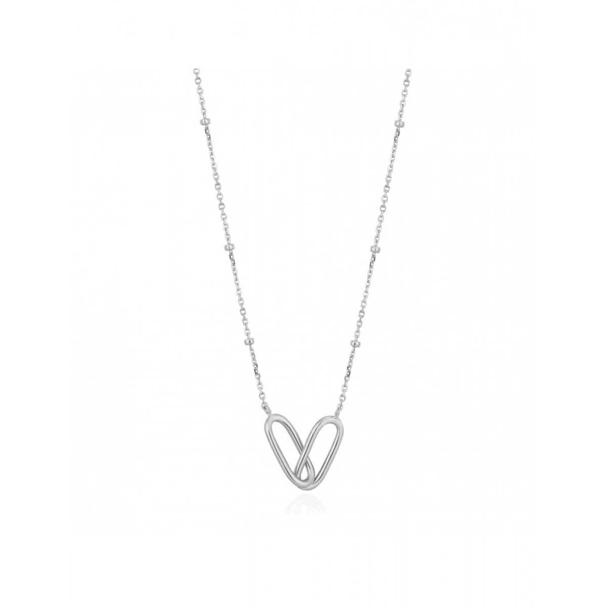 Collar Ania Haie Silver Beaded Chain N021-01H Plata de Ley 16170045