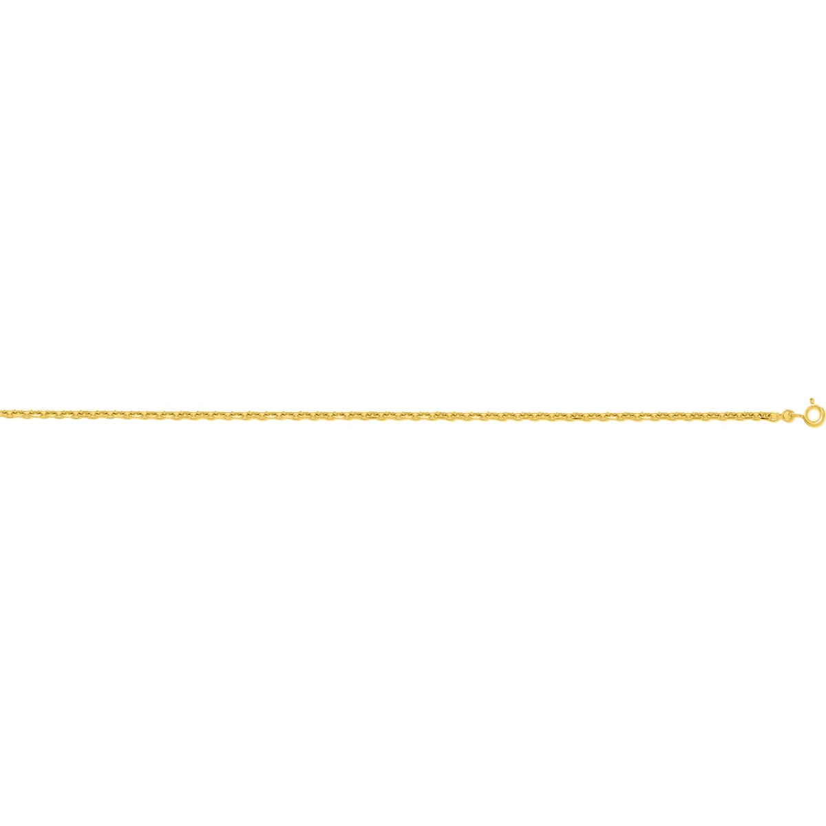 Colar cadena ligada 9Kt Ouro amarelo 9KF70.50 Tamanho espanhol: 50