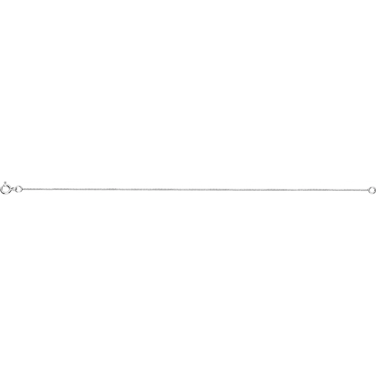 Necklace 'venitian chain' 18K WG - Size: 40  Lua Blanca  VE2G.40