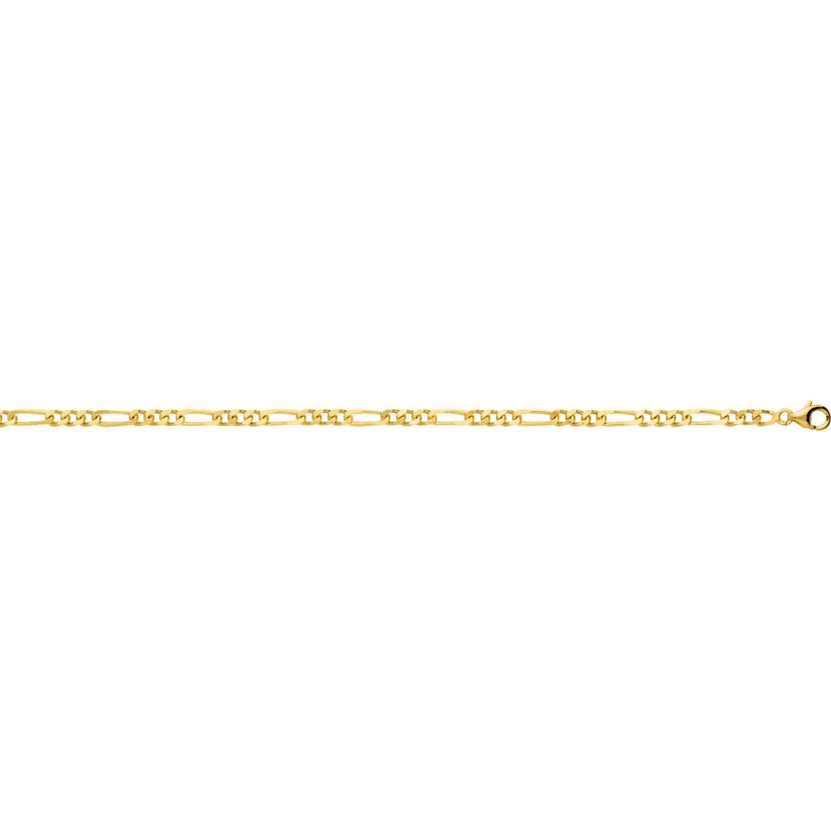 Necklace gold plated Brass - Size: 50  Lua Blanca  101214C.50