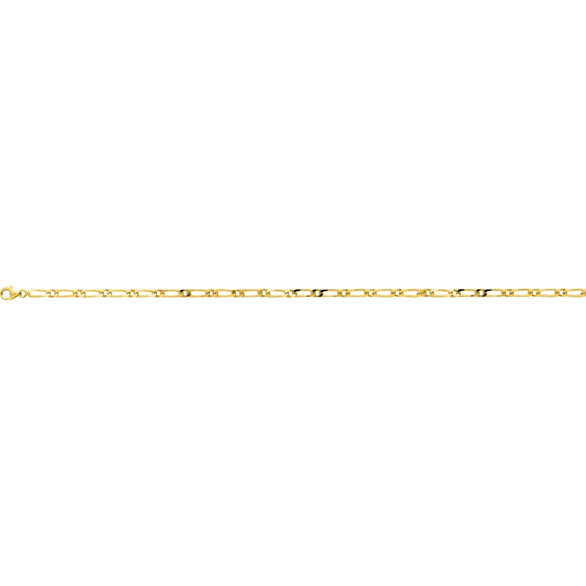 Necklace gold plated Brass - Size: 45  Lua Blanca  101265C.45