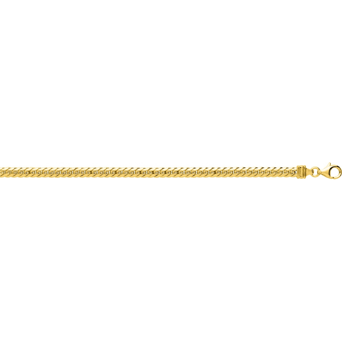 Necklace gold plated Brass - Size: 45  Lua Blanca  101367C.45