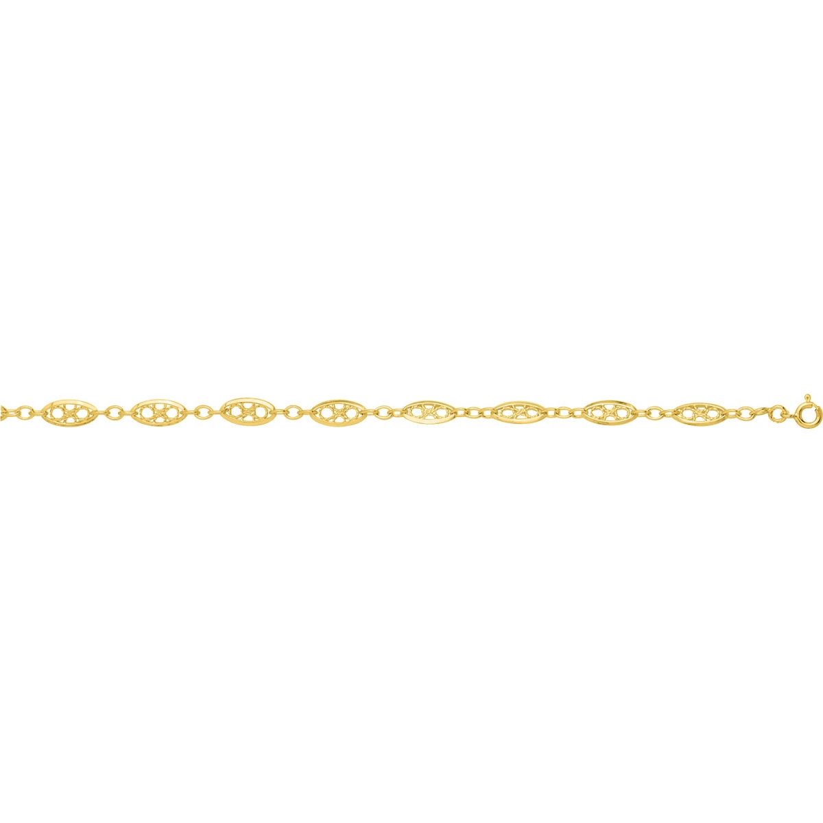 Necklace gold plated Brass - Size: 45  Lua Blanca  101429C.45