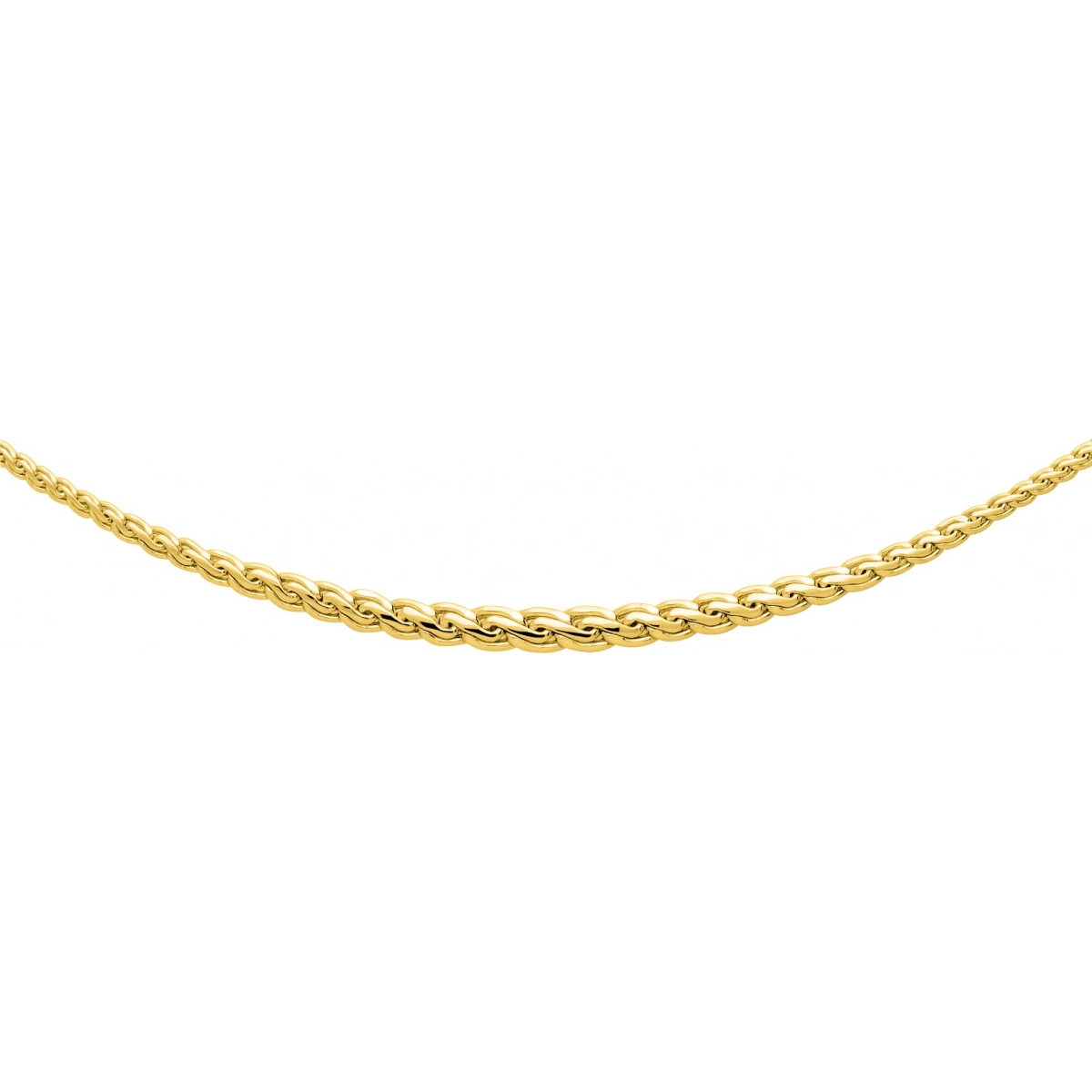 Necklace gold plated Brass - Size: 45  Lua Blanca  102112.45