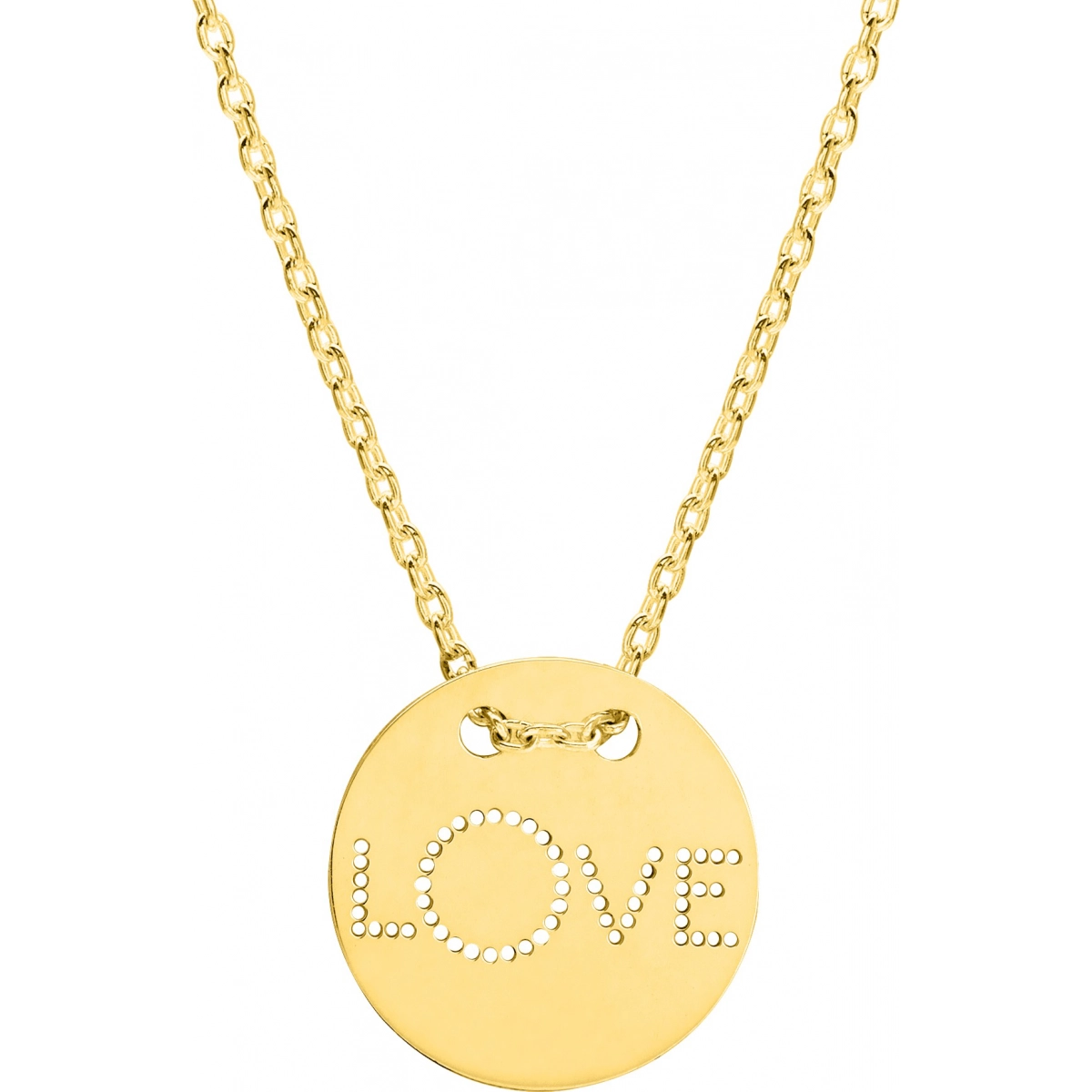 COLLIER PLAQUE OR - Taille: 42  Lua Blanca  102810.42