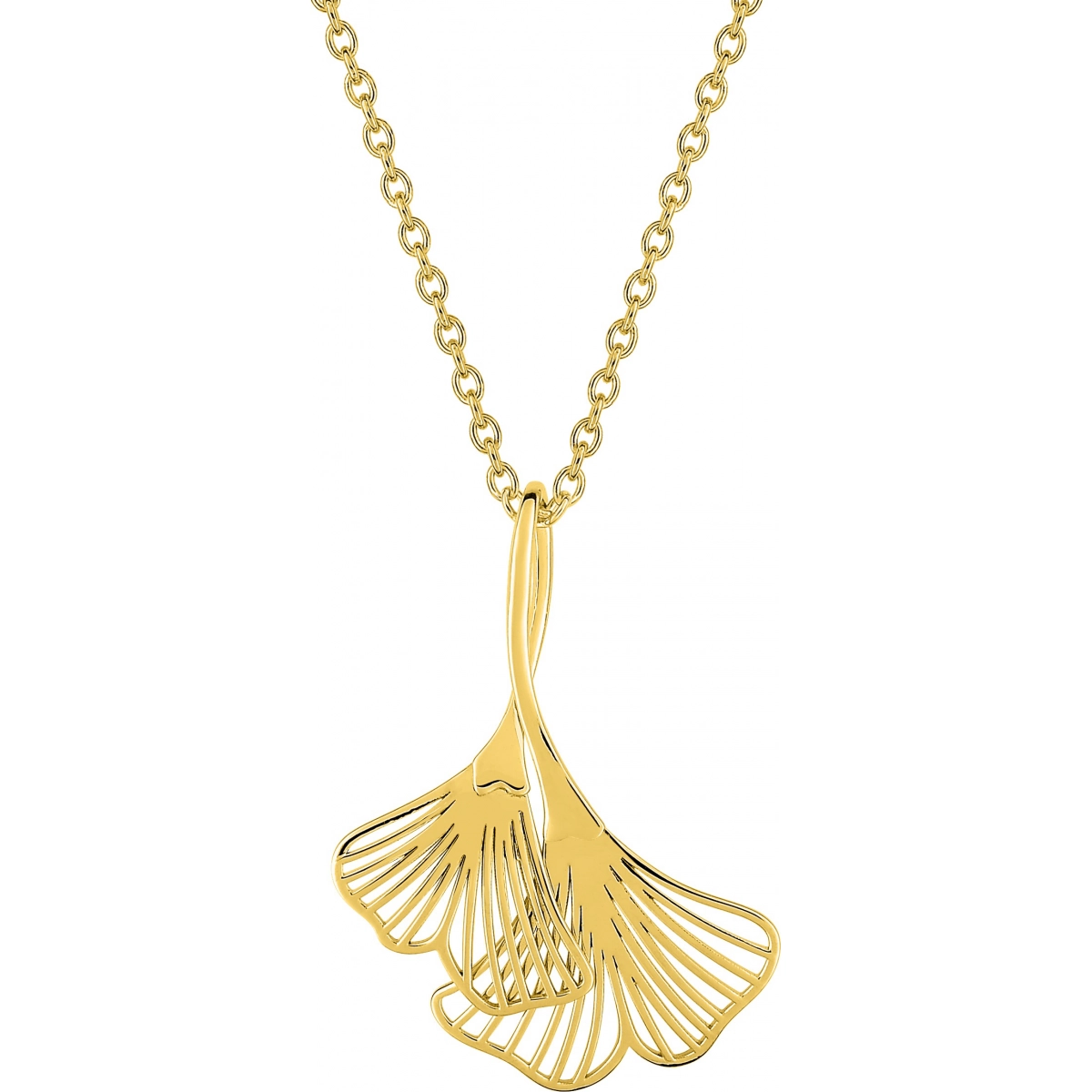 Necklace gold plated Brass  Lua Blanca  132198.0
